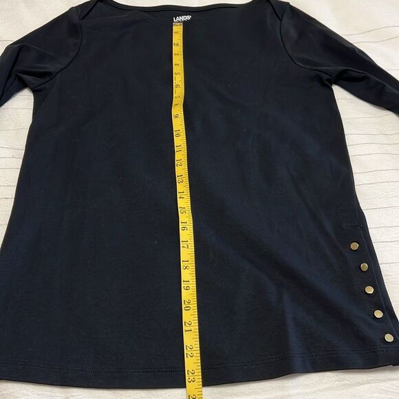 Lands End Cotton Shirt - Picture 7 of 8